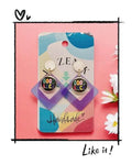 Boucles d'oreilles "Good Luck" Lozen-k