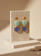 Boucles d’oreilles “Lagune Mystique” Lozen-k