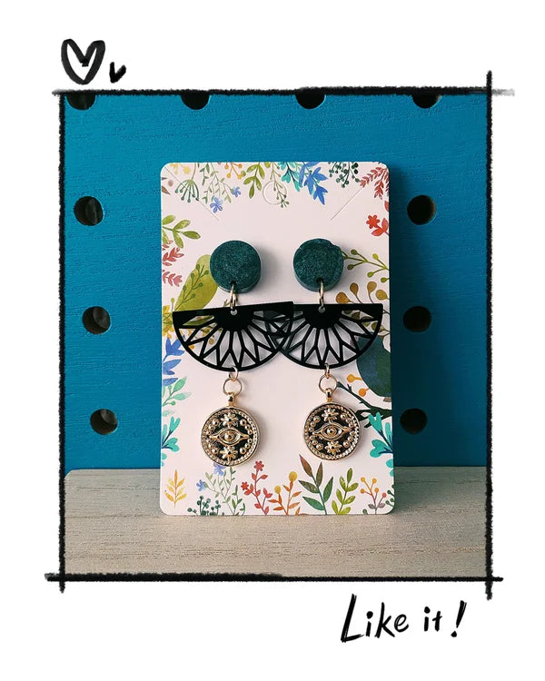 Boucles d'oreilles Oeil talisman