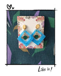 Boucles d'oreilles Planète Lozen-k