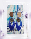 Boucles d’oreilles – Brise d’Azur Lozen-k