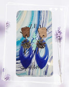 Boucles d’oreilles – Brise d’Azur Lozen-k
