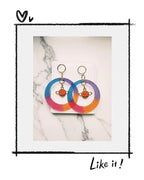 Boucles d’oreilles “Cosmos Bohème” Lozen-k