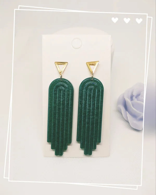 Boucles d'oreilles formes géométriques