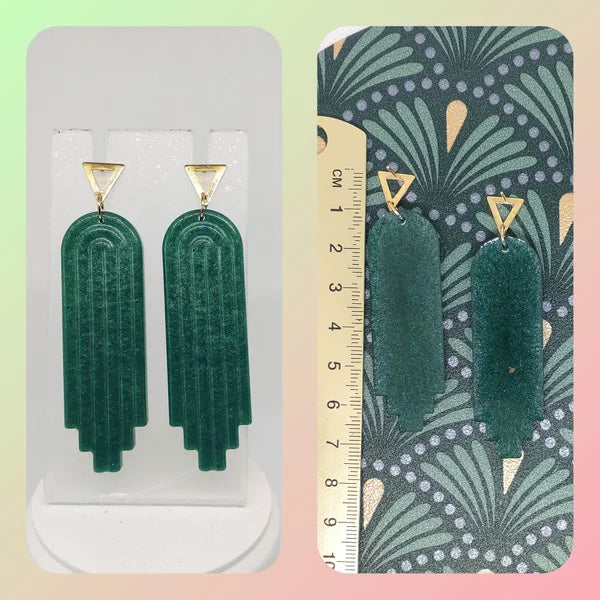 Boucles d'oreilles formes géométriques