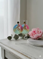 Boucles d'oreilles Hexagones Lozen-k