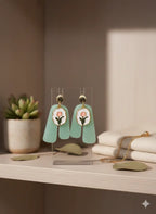 Boucles d’oreilles Tulipe de Jade Lozen-k
