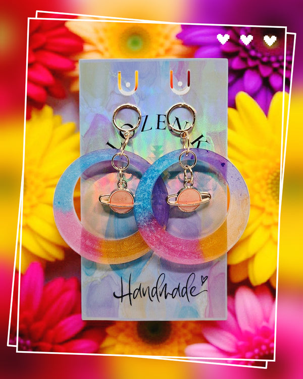 Boucles d’oreilles “Cosmos Bohème”