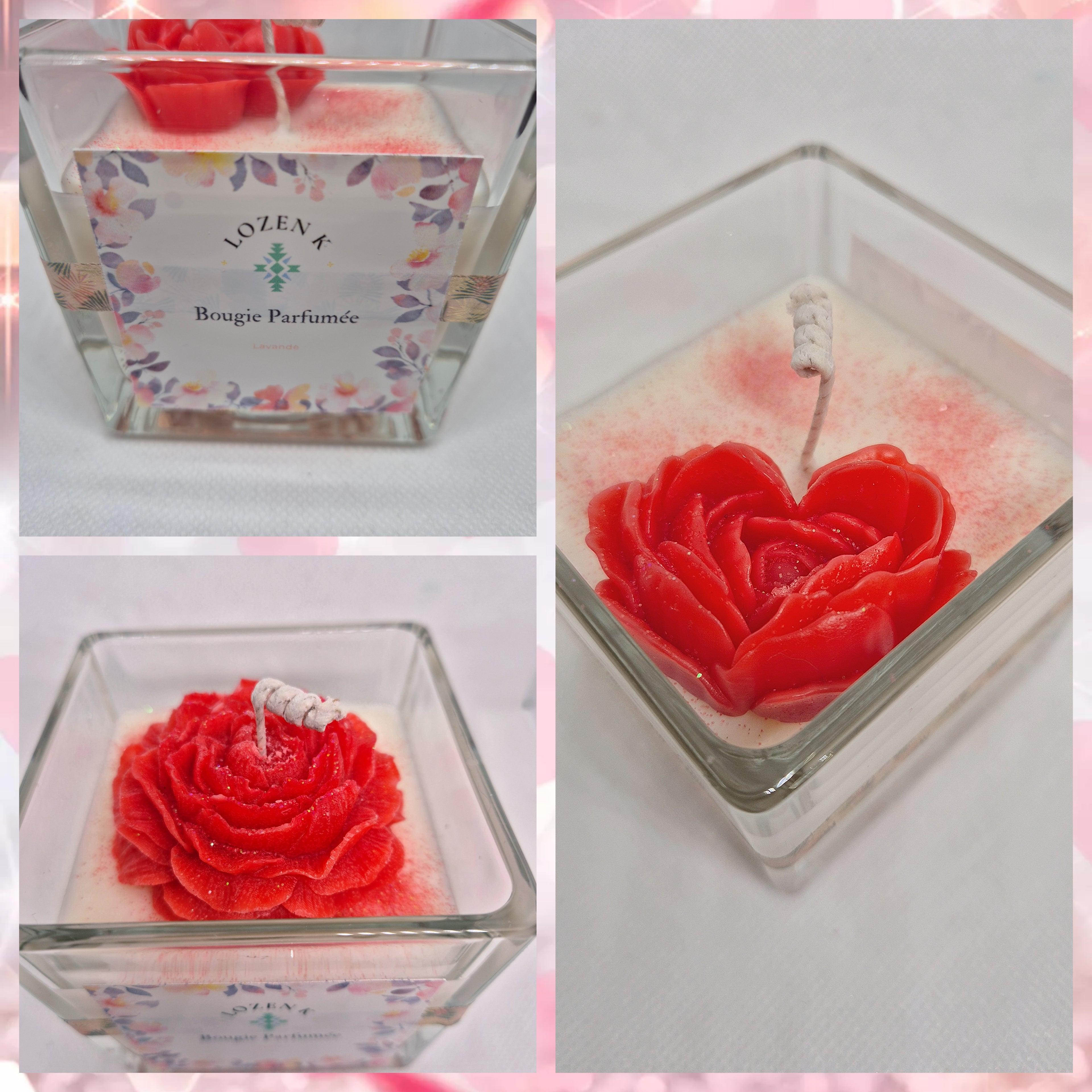 Bougie Lavande Signature Carrée