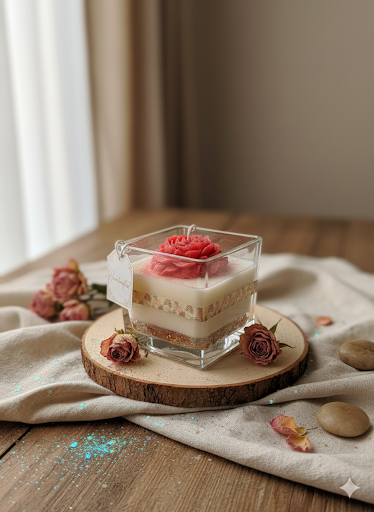 Bougie Lavande Signature Carrée