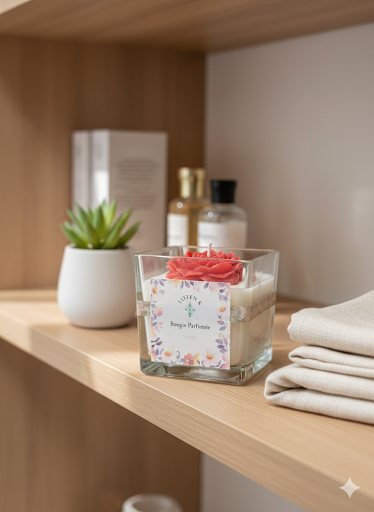 Bougie Lavande Signature Carrée