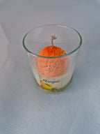 Bougie parfumée Mangue 345 g – Bougie parfumée fruitée et décorative