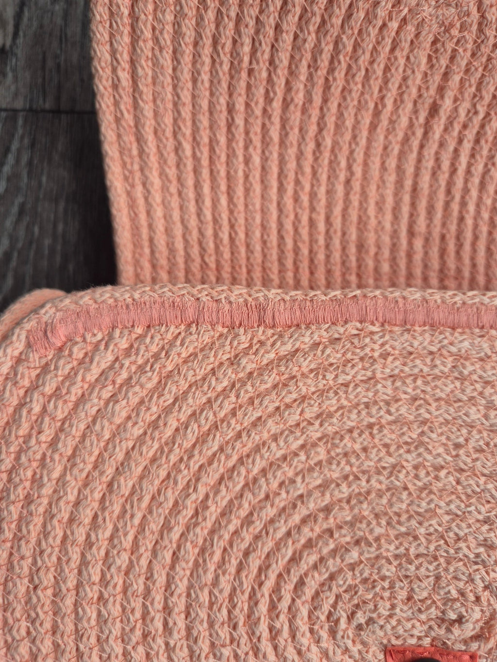 Sac en corde pêche pastel – Sac bohème chic fait main Lozen-k