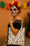 Tote Bag Dia De Los Muertos simili cuir Lozen-k