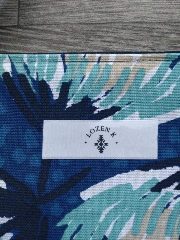 Tote Bag motifs fleuris Lozen-k