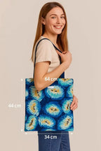 Tote Bag motifs fleuris Lozen-k