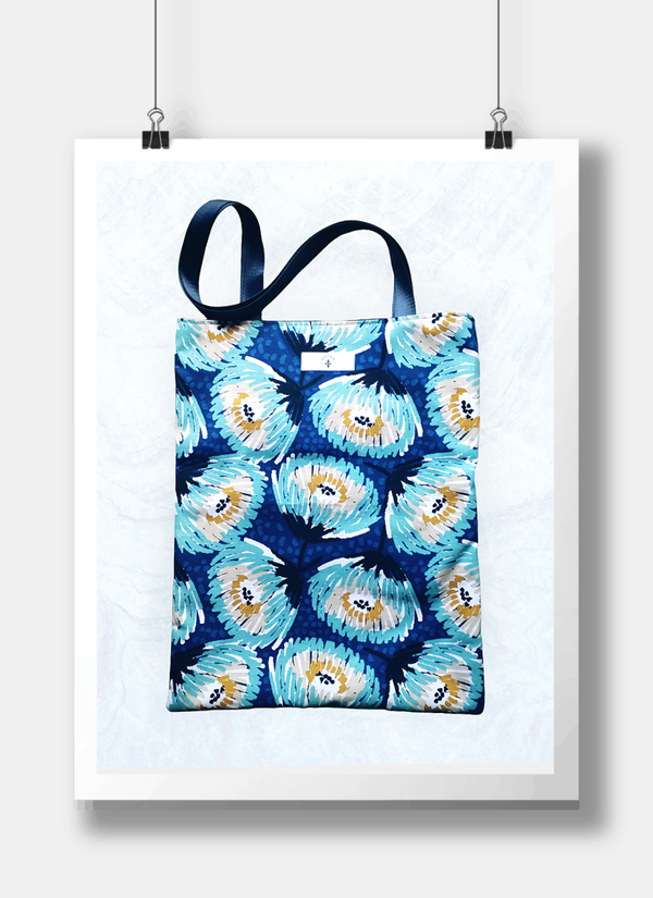 Tote Bag motifs fleuris