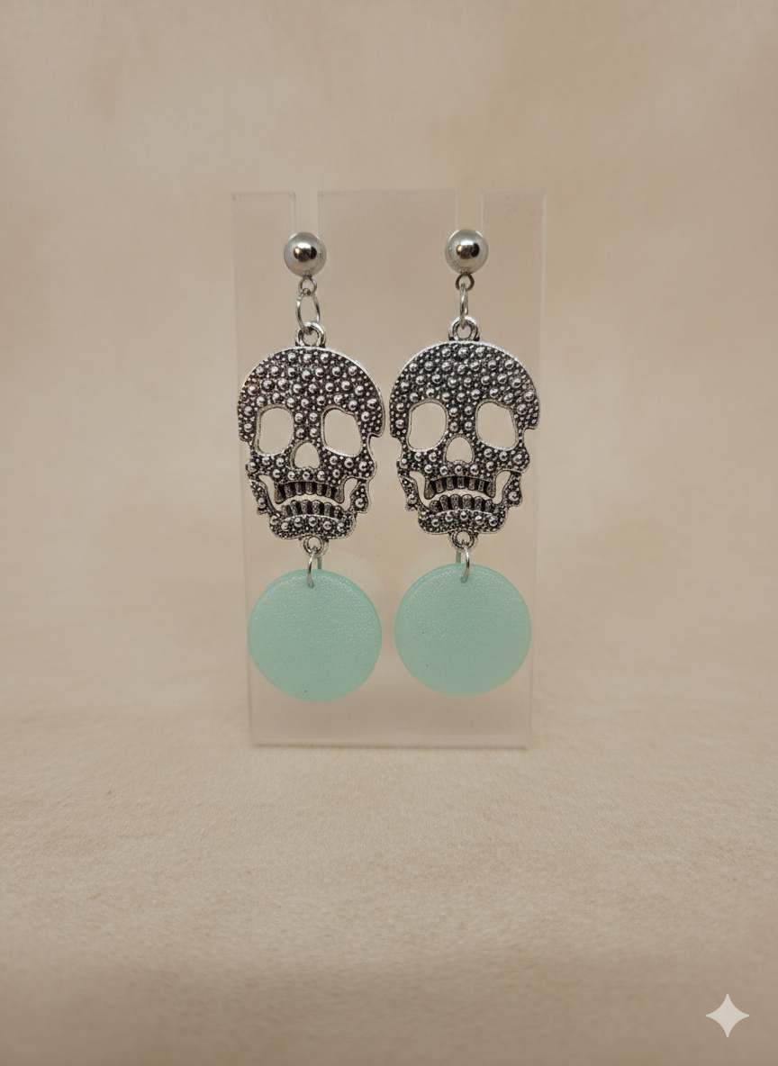 Calavera Laguna – Boucles d’oreilles pendantes