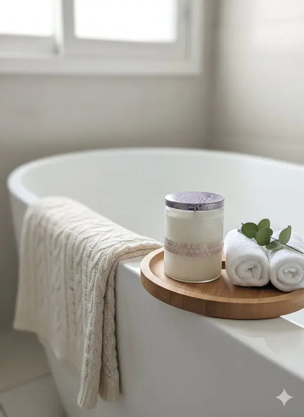 Velours Blanc – Bougie Parfumée Lozen-k