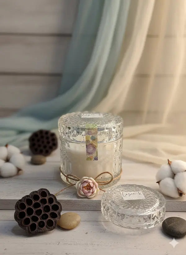 Fleur d’Argent – Bougie Parfumée Lozen-k
