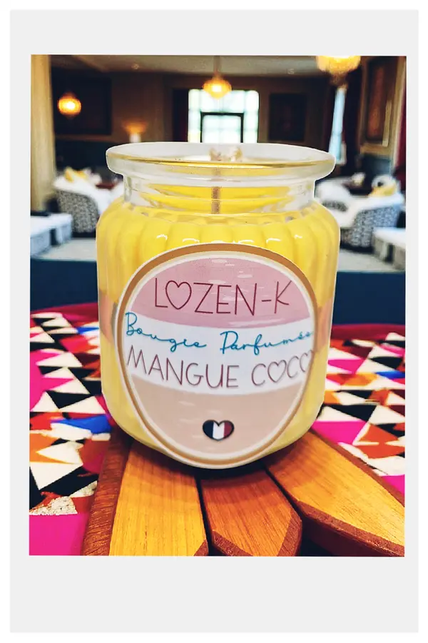 Bougie bonbonnière "Délice Tropical" Lozen-k