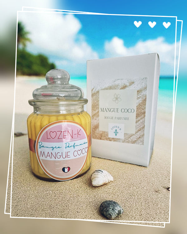 Bougie bonbonnière "Délice Tropical"