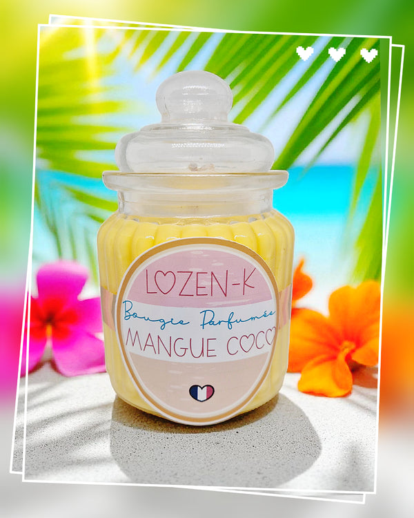 Bougie bonbonnière "Délice Tropical"