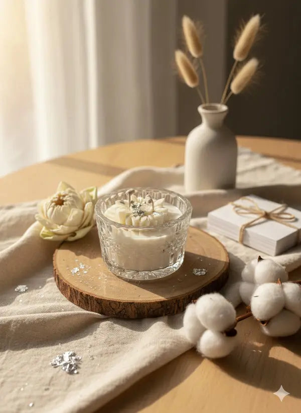 Fleur d’Argent – Bougie Parfumée Lozen-k