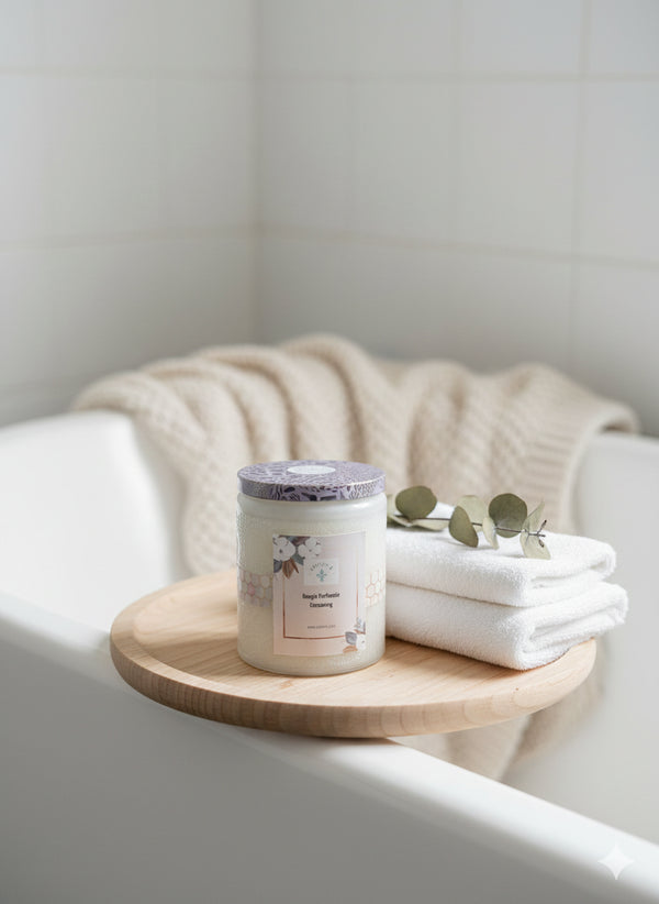 Velours Blanc – Bougie Parfumée