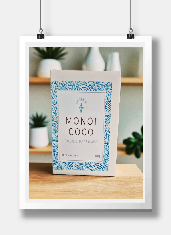 Évasion Tahitienne – Bougie Monoï Coco