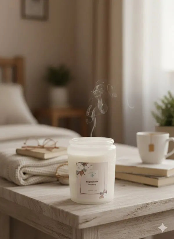 Velours Blanc – Bougie Parfumée Lozen-k