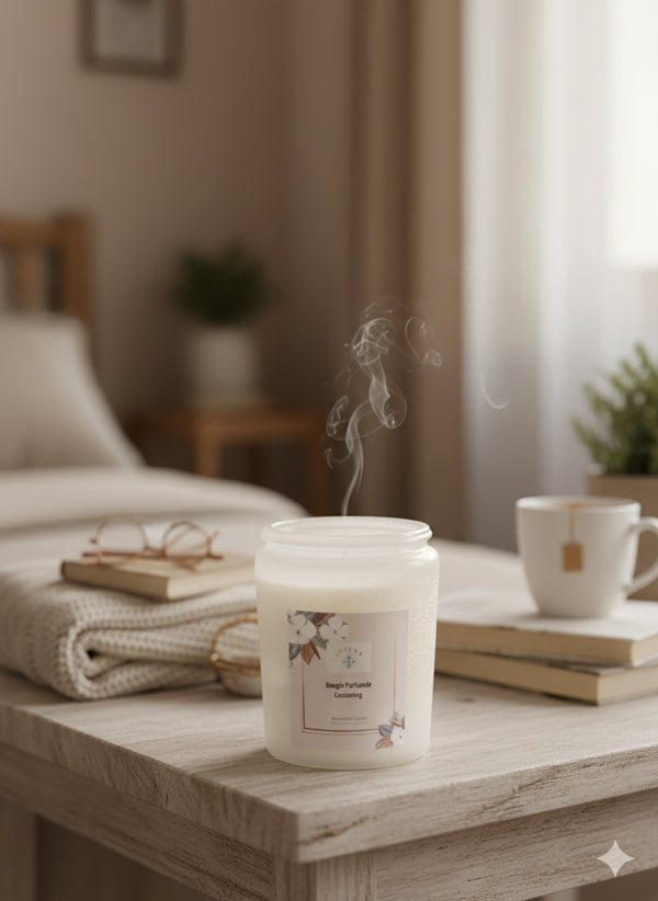 Velours Blanc – Bougie Parfumée