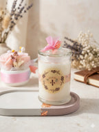 Duo Bougies “Pink Love” – Coffret parfumé & plateau décoratif Lozen-k