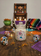 Mémoire Éclatante – Bougie parfumée Dia de los Muertos Lozen-k