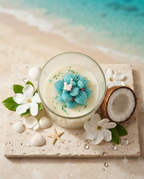 Bougie parfumée Monoï – Évasion tropicale | Lozen-K
