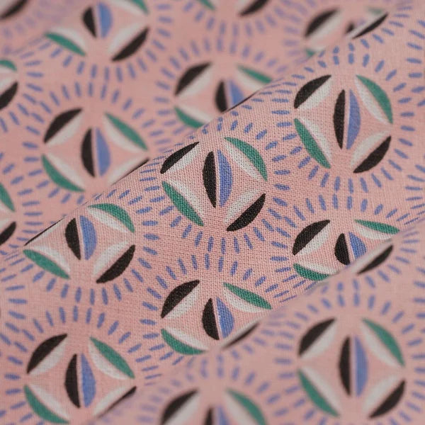 Tote Bag doublé velours côtelé rose clair