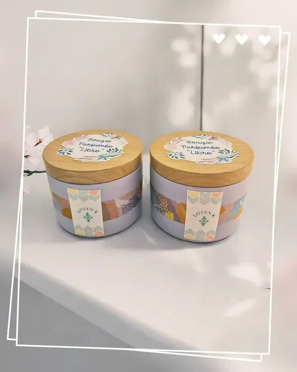 Bougies Parfumées "Libre" - Lot de 2