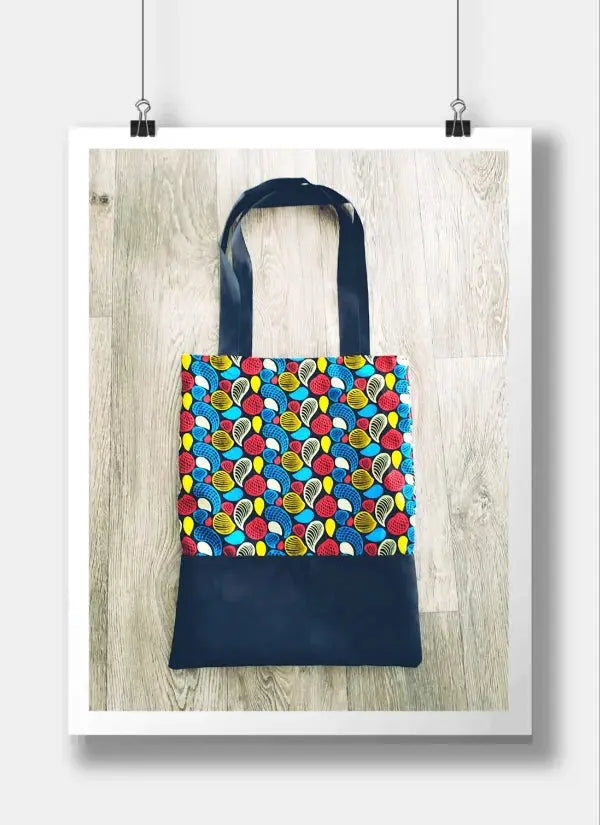Tote Bag bi matière suédine Lozen-k