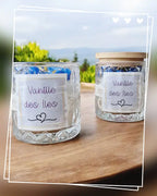 Bougie fleurie Vanille des Iles Lozen-k