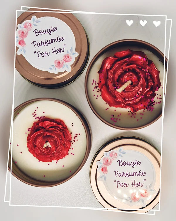 Bougie Parfumée "For Her" - Lot de 2