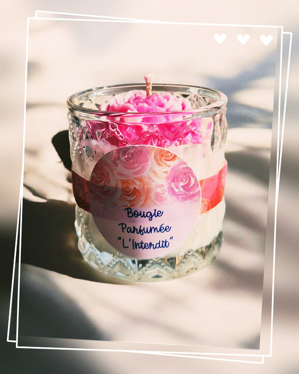Bougie Parfumée "L'Interdit" - Édition Mini Luxe