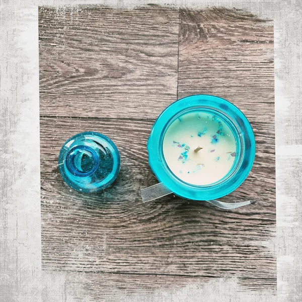 Bougie Parfumée “Rêve Envoûté” – Bonbonnière en verre réutilisable