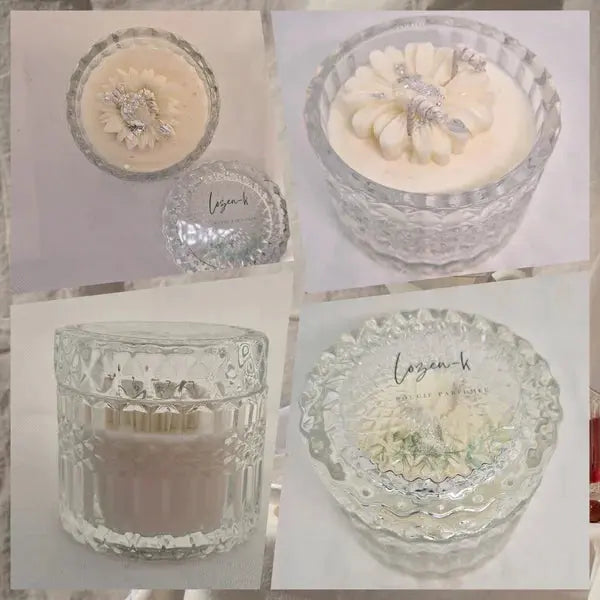 Fleur d’Argent – Bougie Parfumée Lozen-k