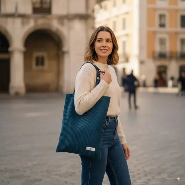 Tote Bag Évasion Indigo Lozen-k