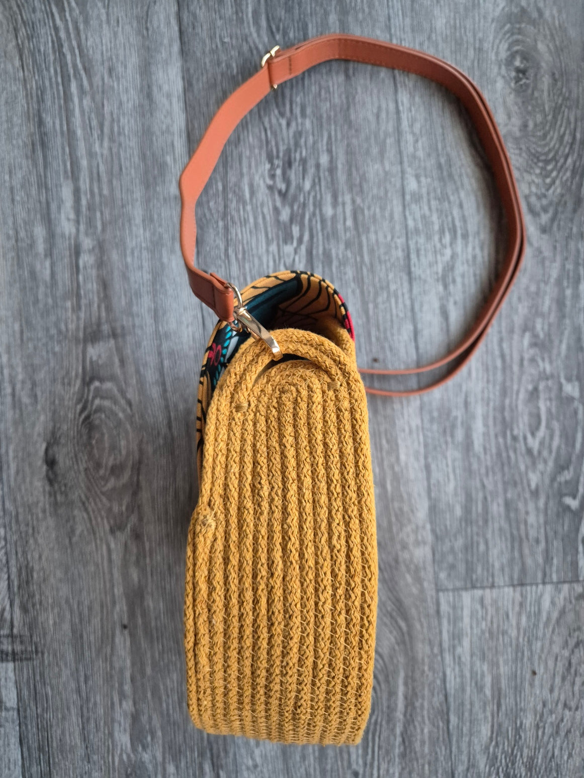 Sac en corde rond bohème wax | Sac bandoulière femme style bohème chic