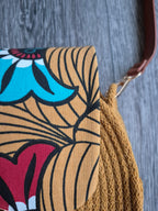 Sac en corde rond bohème wax | Sac bandoulière femme style bohème chic