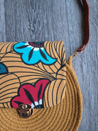 Sac en corde rond bohème wax | Sac bandoulière femme style bohème chic