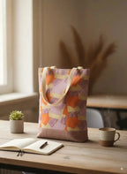 Patchwork Rosé – Tote Bag Vintage cousu main Lozen-k